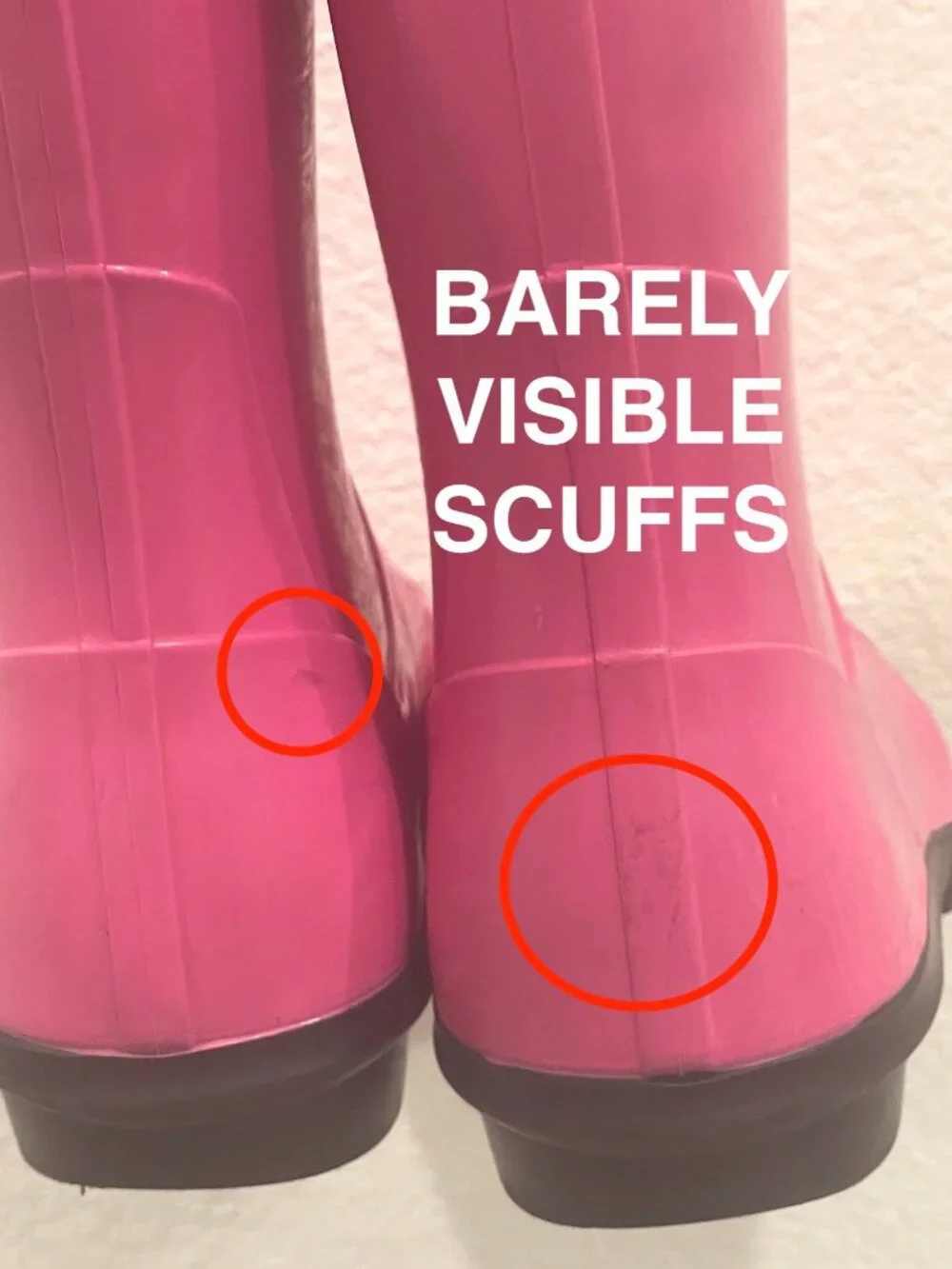 UGG Pink Rain Boots Kids Sz 1 Preppy Rainy Day Rubber Boots EUC Cottagecore